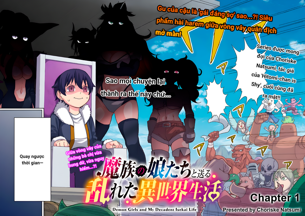 Mazoku No Musume-Tachi To Okuru Midareta Isekai Seikatsu Chapter 1 - 2