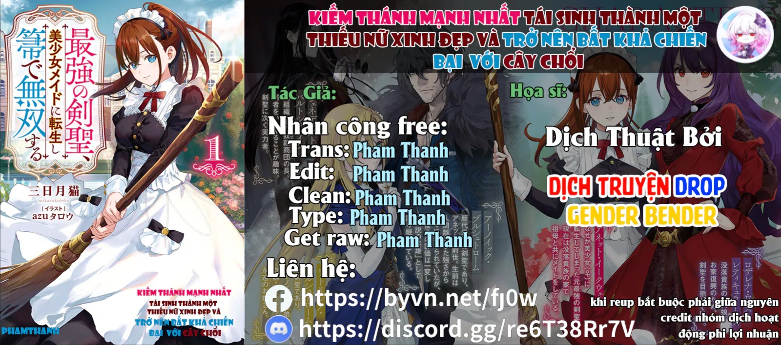 Kiếm Thánh Chuyển Sinh Thành Hầu Gái Chapter 7.2 - 3
