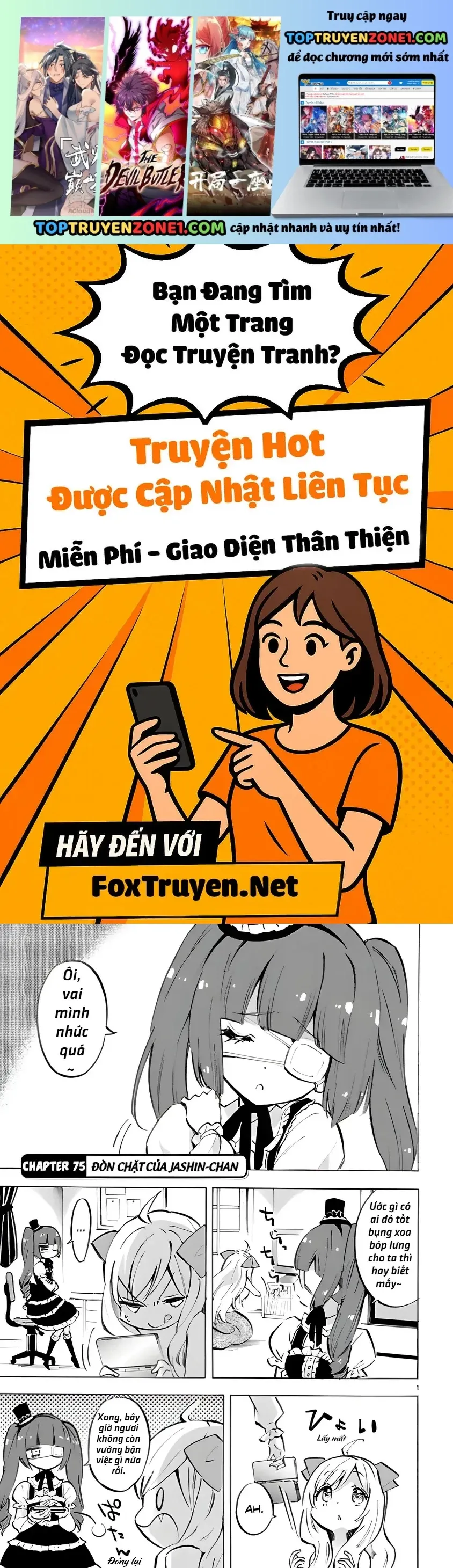 Jashin-Chan Dropkick Chapter 75 - 2