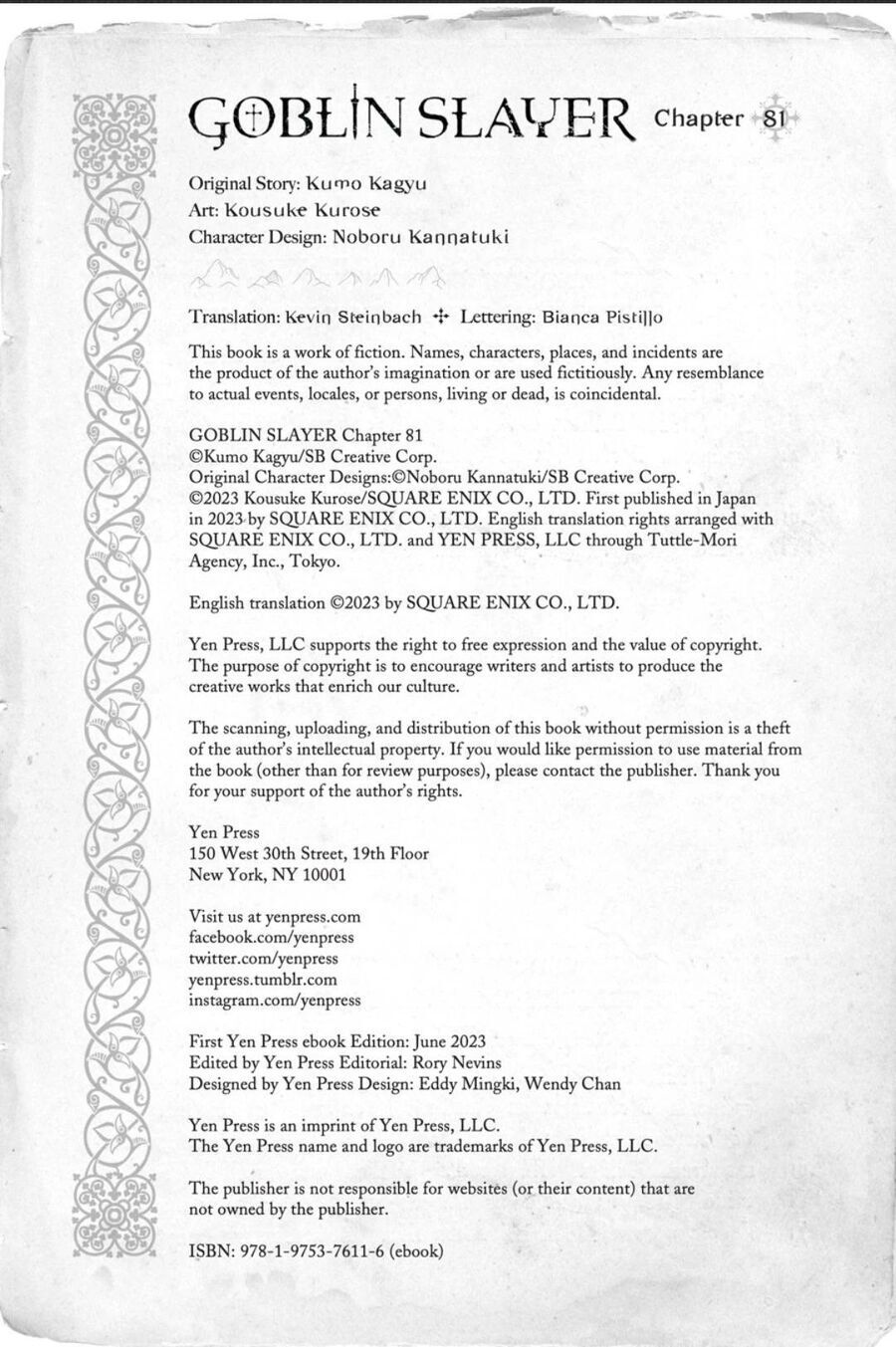 Goblin Slayer Gaiden: Year One Chapter 81.1 - 23