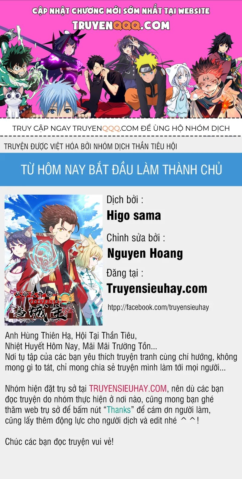 Từ Hôm Nay Bắt Đầu Làm Thành Chủ Chapter 129.1 - 1