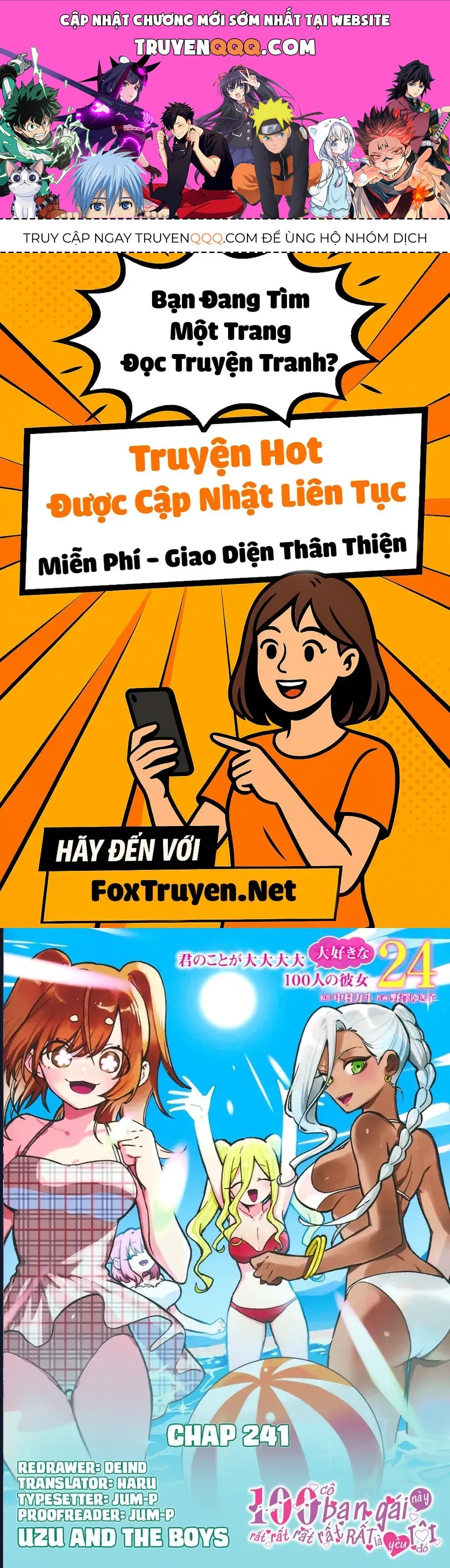 Kimi No Koto Ga Dai Dai Dai Dai Daisuki Na 100-Ri No Kanojo Chapter 241 - 1