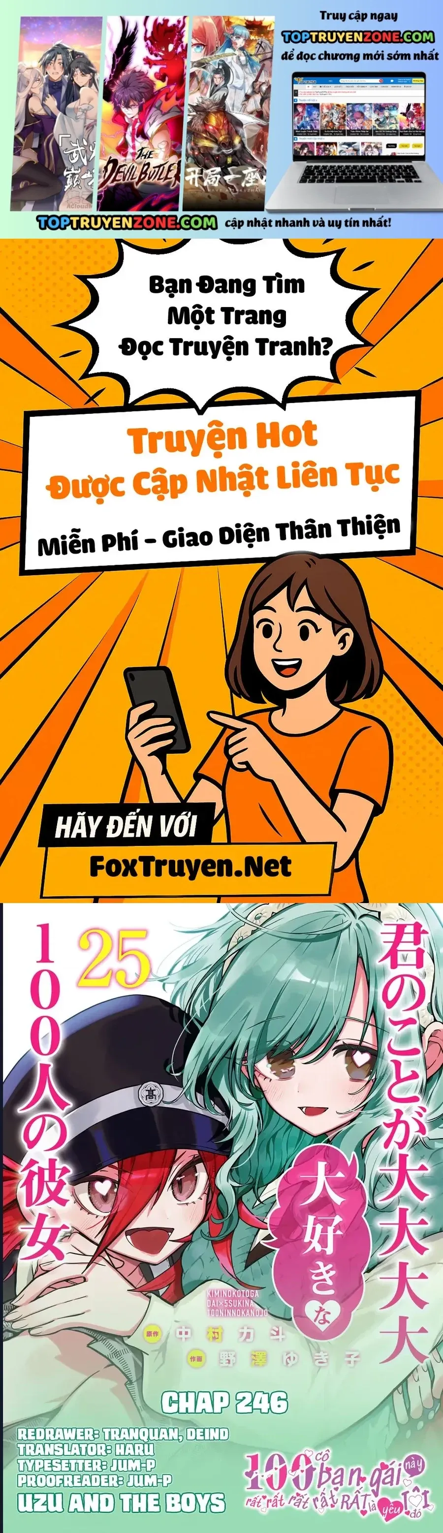 Kimi No Koto Ga Dai Dai Dai Dai Daisuki Na 100-Ri No Kanojo Chapter 246 - 2