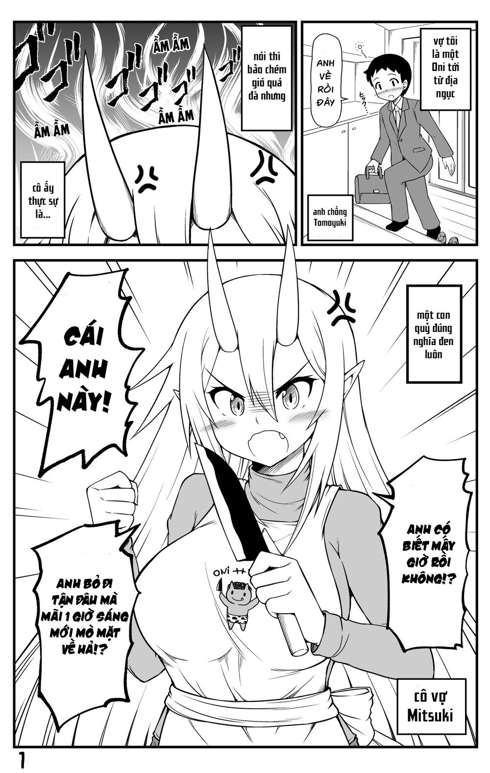 Vợ Tôi Là Một Oni Chapter 1 - 4
