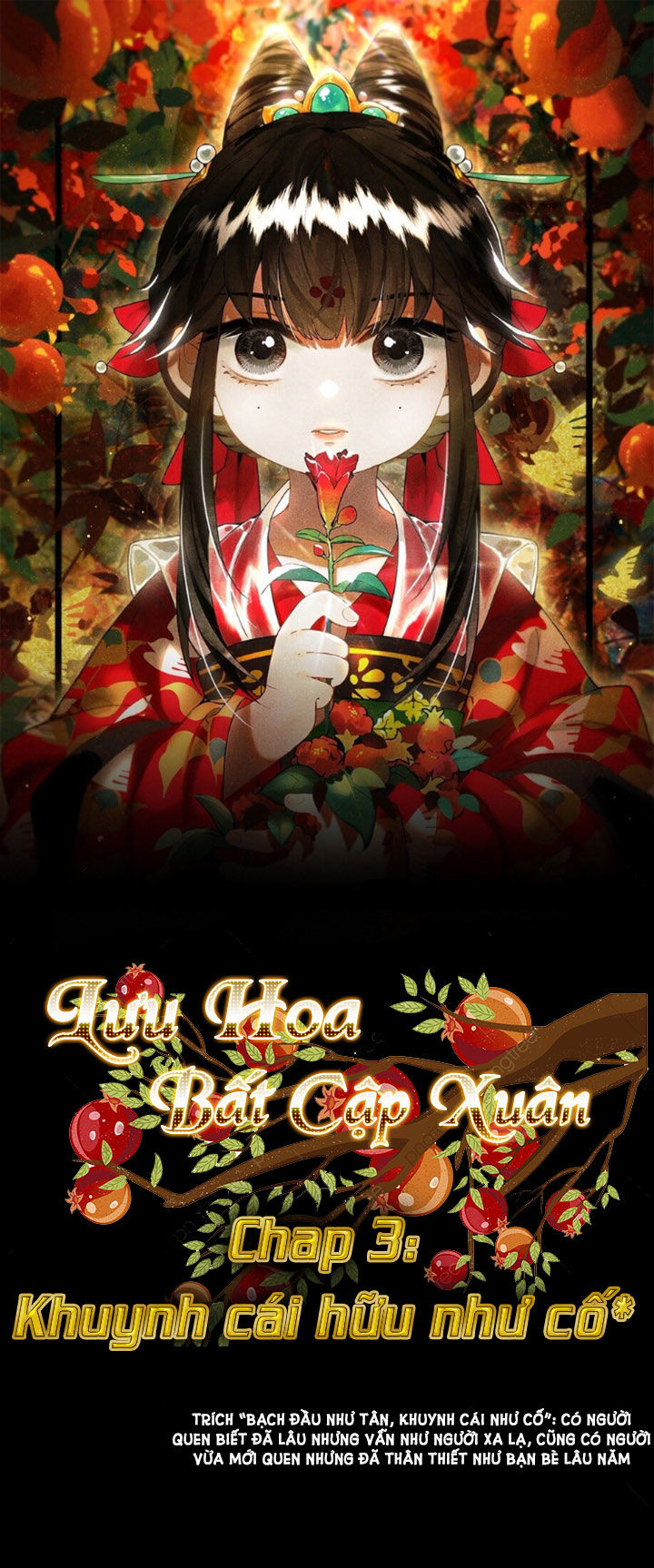 Lưu Hoa Bất Cập Xuân Chapter 3 - 1