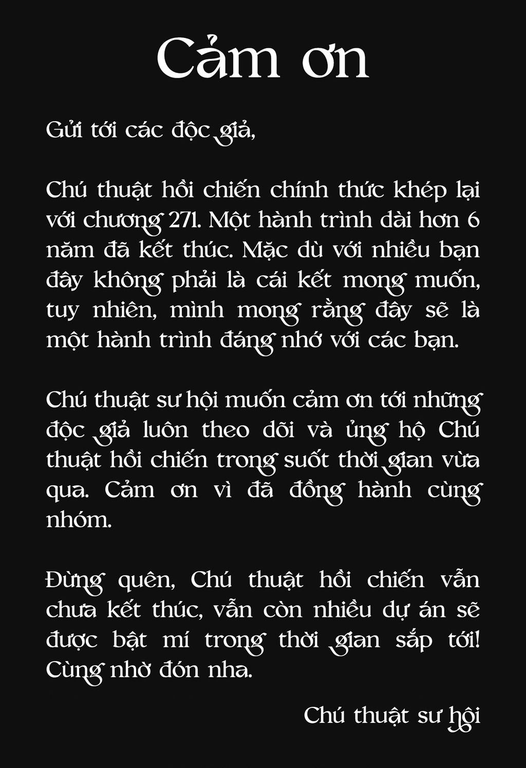 Jujutsu Kaisen - Chú Thuật Hồi Chiến Chapter  271 - 2