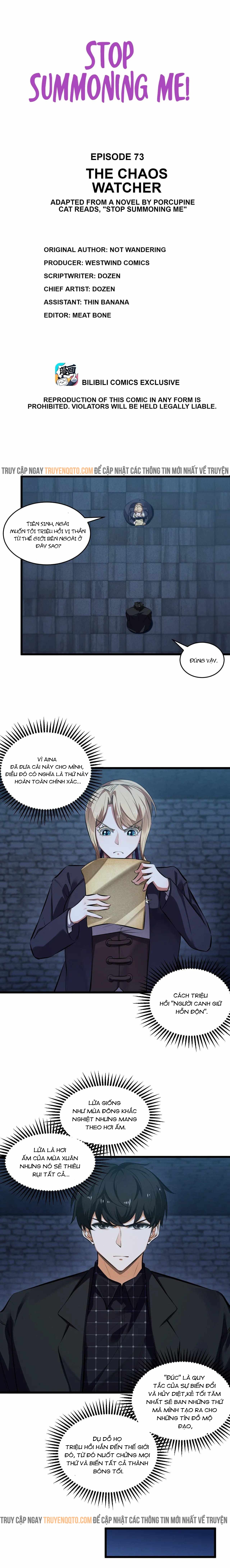 Đừng Triệu Hoán Ta Nữa Chapter  73 - 1