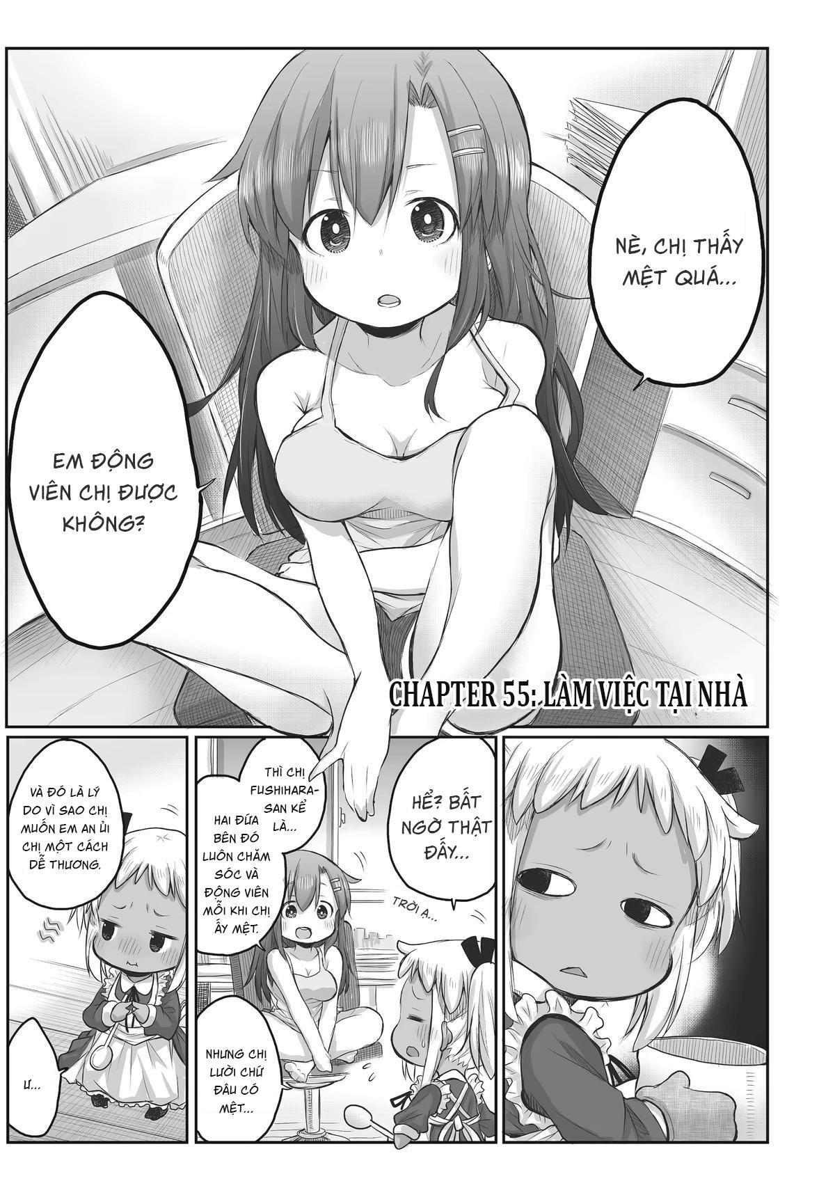 Miss Shachiku and the Little Baby Ghost Chapter  55 - 3