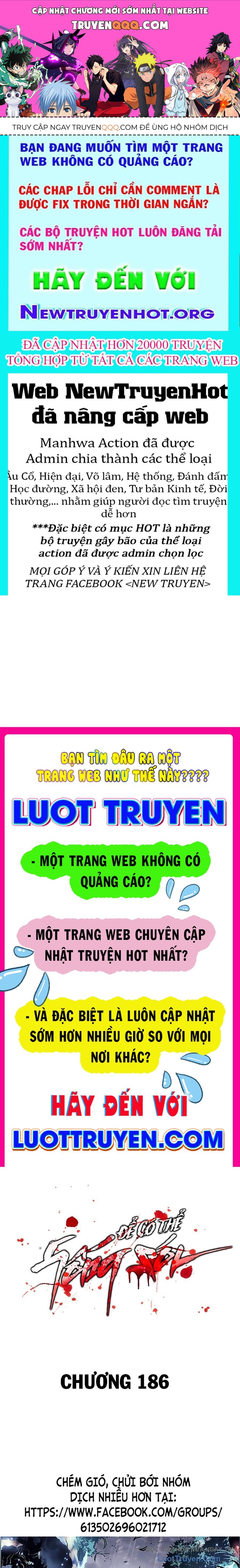 Để Có Thể Sống Sót Chapter 186 - 1