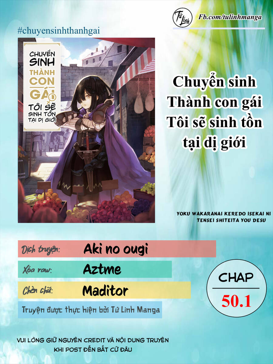 Chuyển Sinh Thành Con Gái, Tôi Sẽ Sinh Tồn Tại Dị Giới Chapter  50.1 - 2