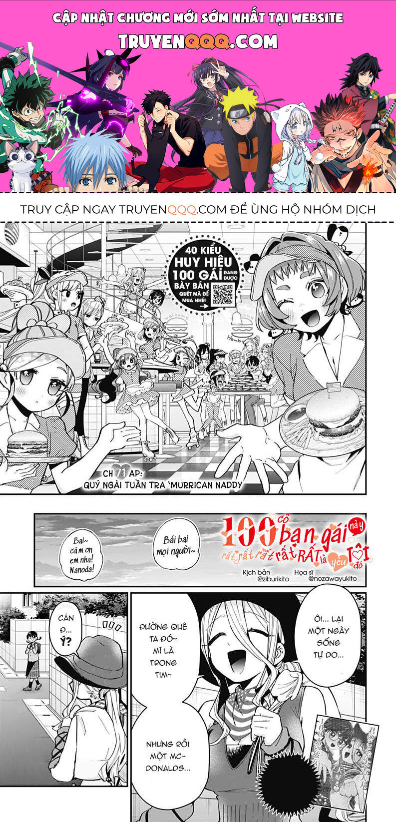 100 Cô Bạn Gái Này Rất, Rất, Rất, Rất, Rất Là Yêu Tôi Đó Chapter 71 - 1