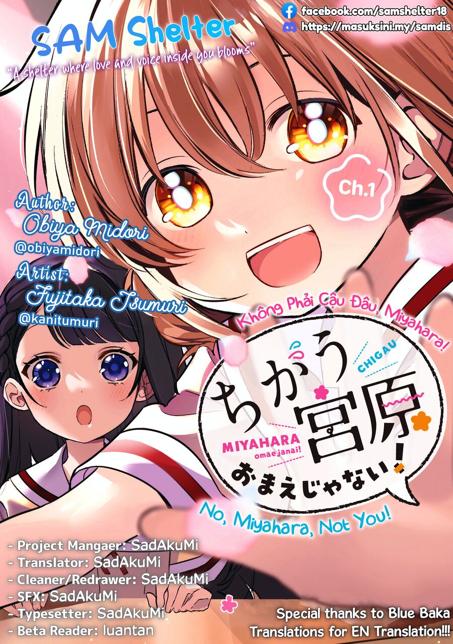 Không Phải Cậu Đâu, Miyahara! Chapter 1 - 21