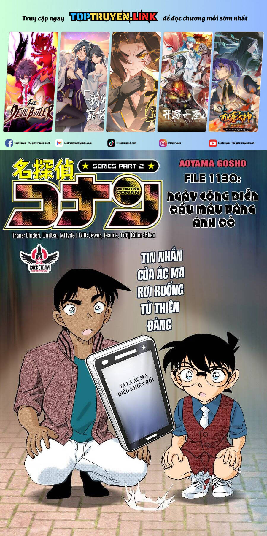 Thám Tử Conan Chapter  1130 - 2
