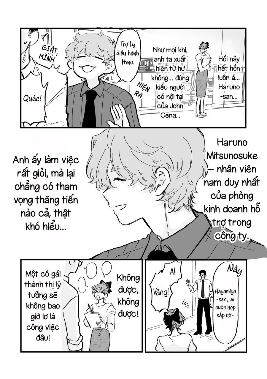 Một Cô Nàng Giả Nai Dễ Thương Trở Nên Bối Rối, Ngại Ngùng Vì Một Anh Chàng Hiền Lành, Dịu Dàng Ở Chỗ Làm. Chapter 1 - 3