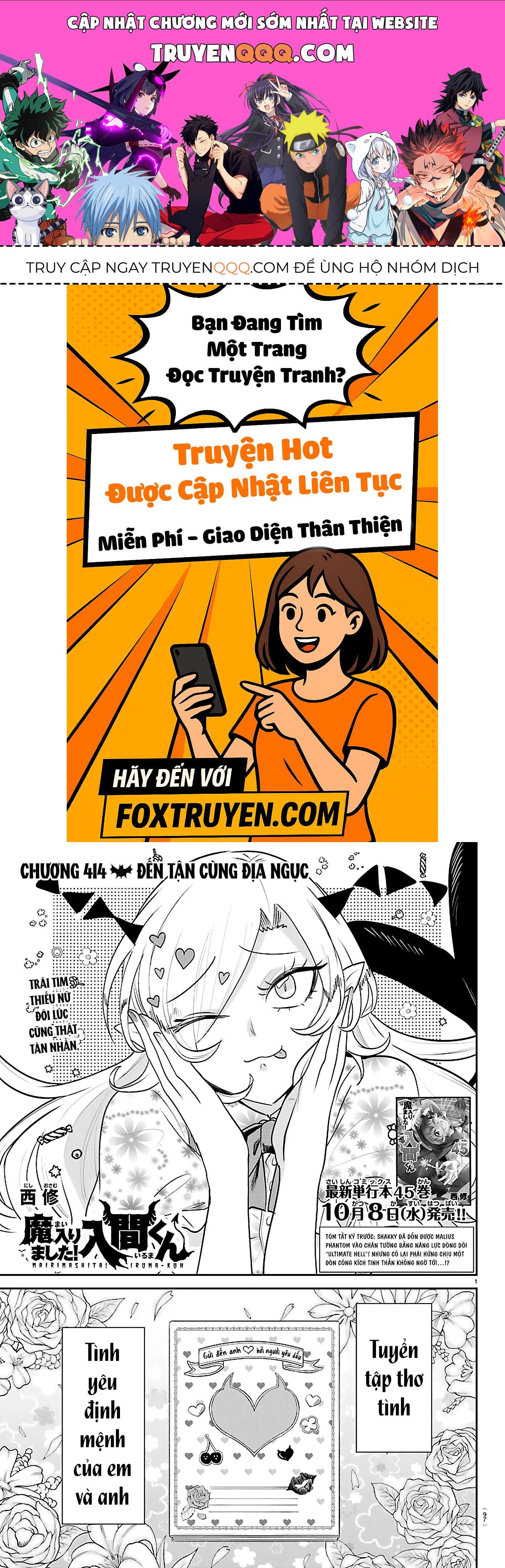Chào Mừng Cậu Đến Trường Iruma-Kun Chapter 414 - 1