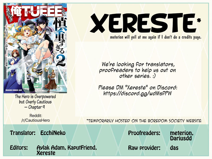 Kono Yuusha Ga Ore Tueee Kuse Ni Shinchou Sugiru Chapter 9 - 1