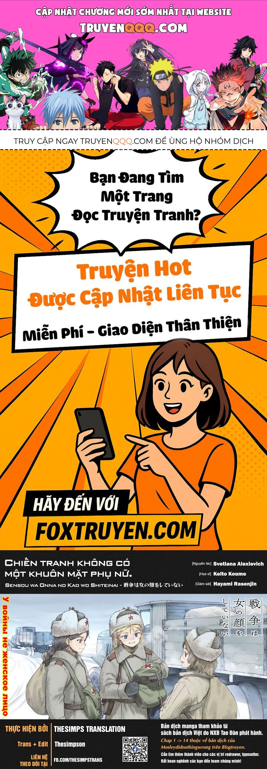 Chiến Tranh Không Có Một Khuôn Mặt Phụ Nữ Chapter 34.2 - 1