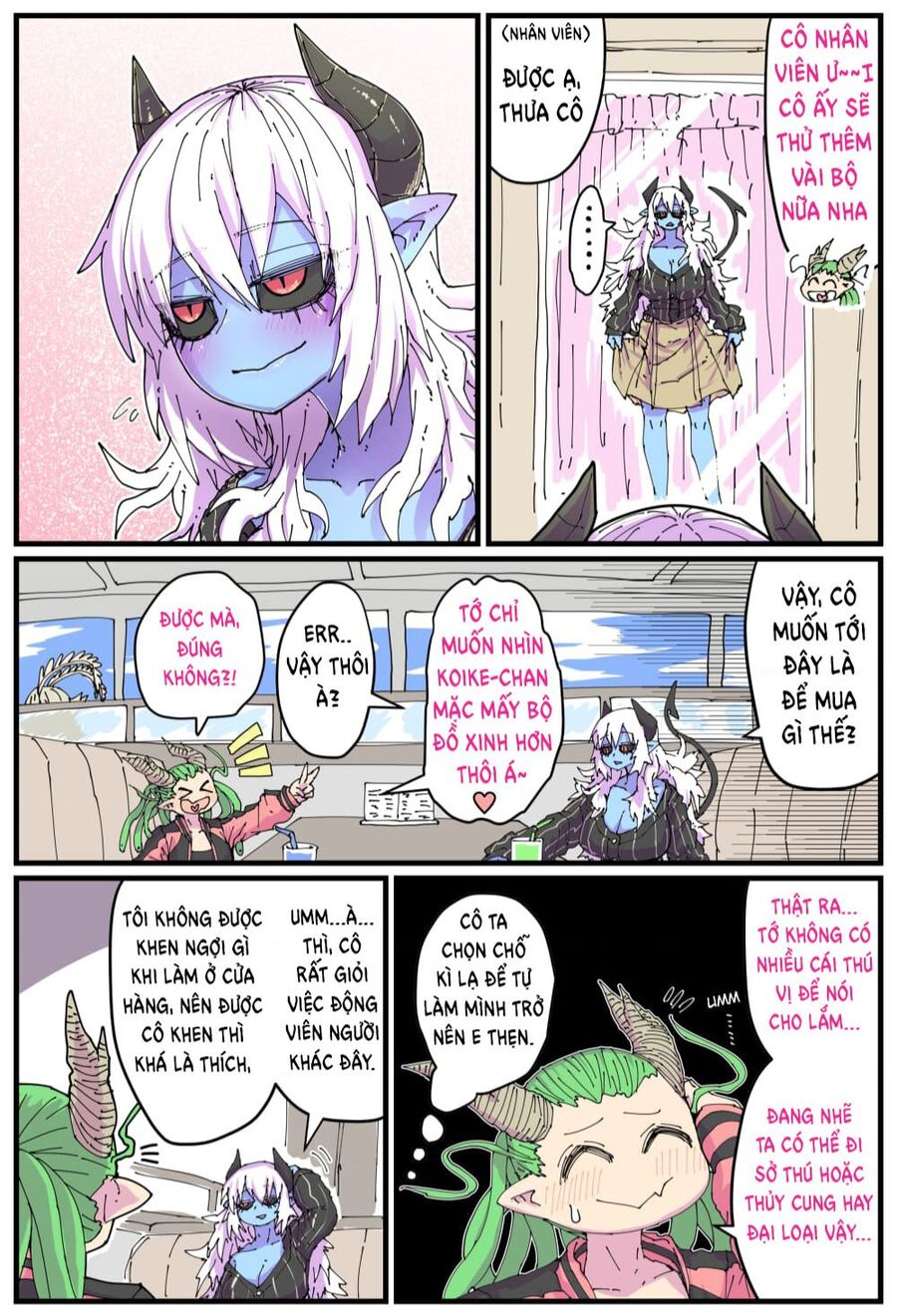 Cô Nàng Nhân Viên Da Xanh Ở Cửa Hàng Tiện Lợi Và Bạn Của Cô Ấy Chapter 7 - 2