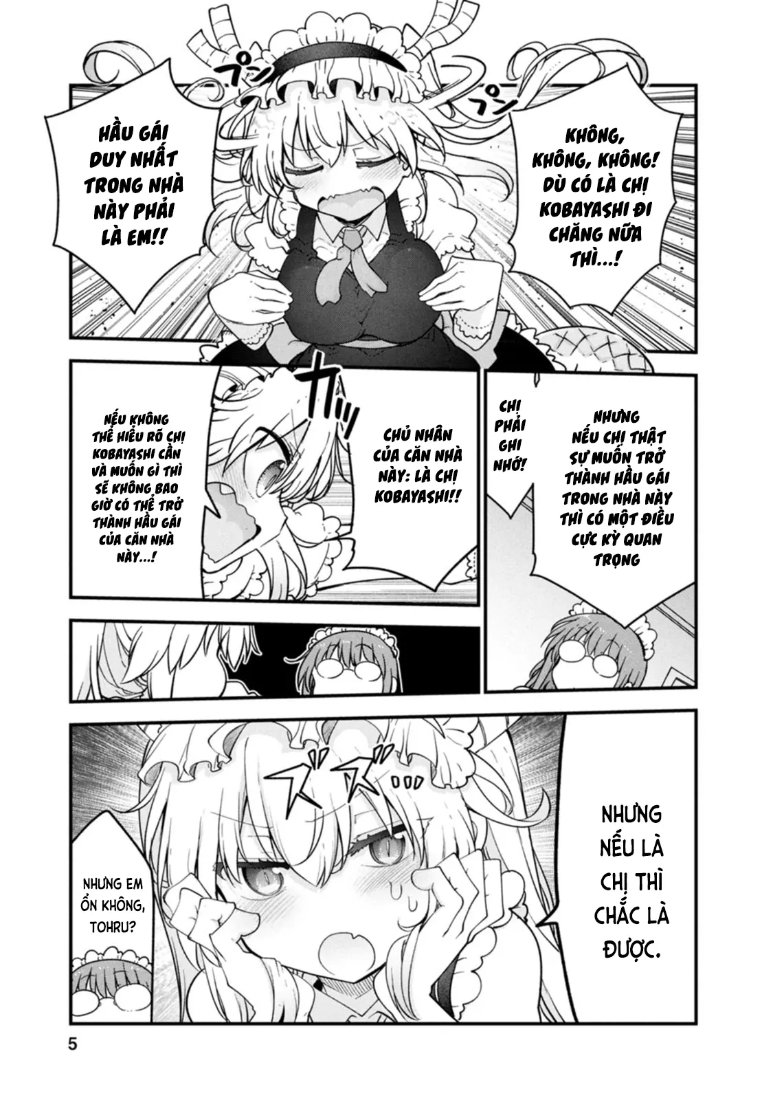 Hầu gái rồng nhà Kobayashi Chapter  153 - 4