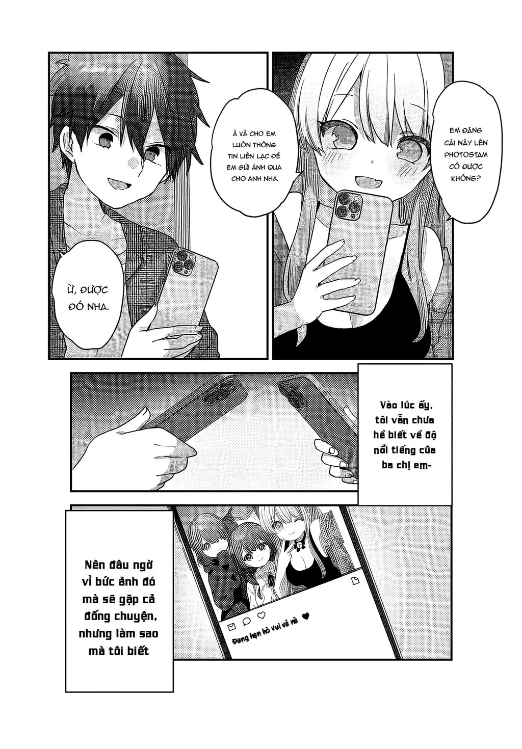 Ba Mỹ Nữ Mà Ai Cũng Đồn Trong Trường, Hóa Ra Là Những Cô Em Gái Thất Lạc Của Mình Sao. Chapter 2 - 24