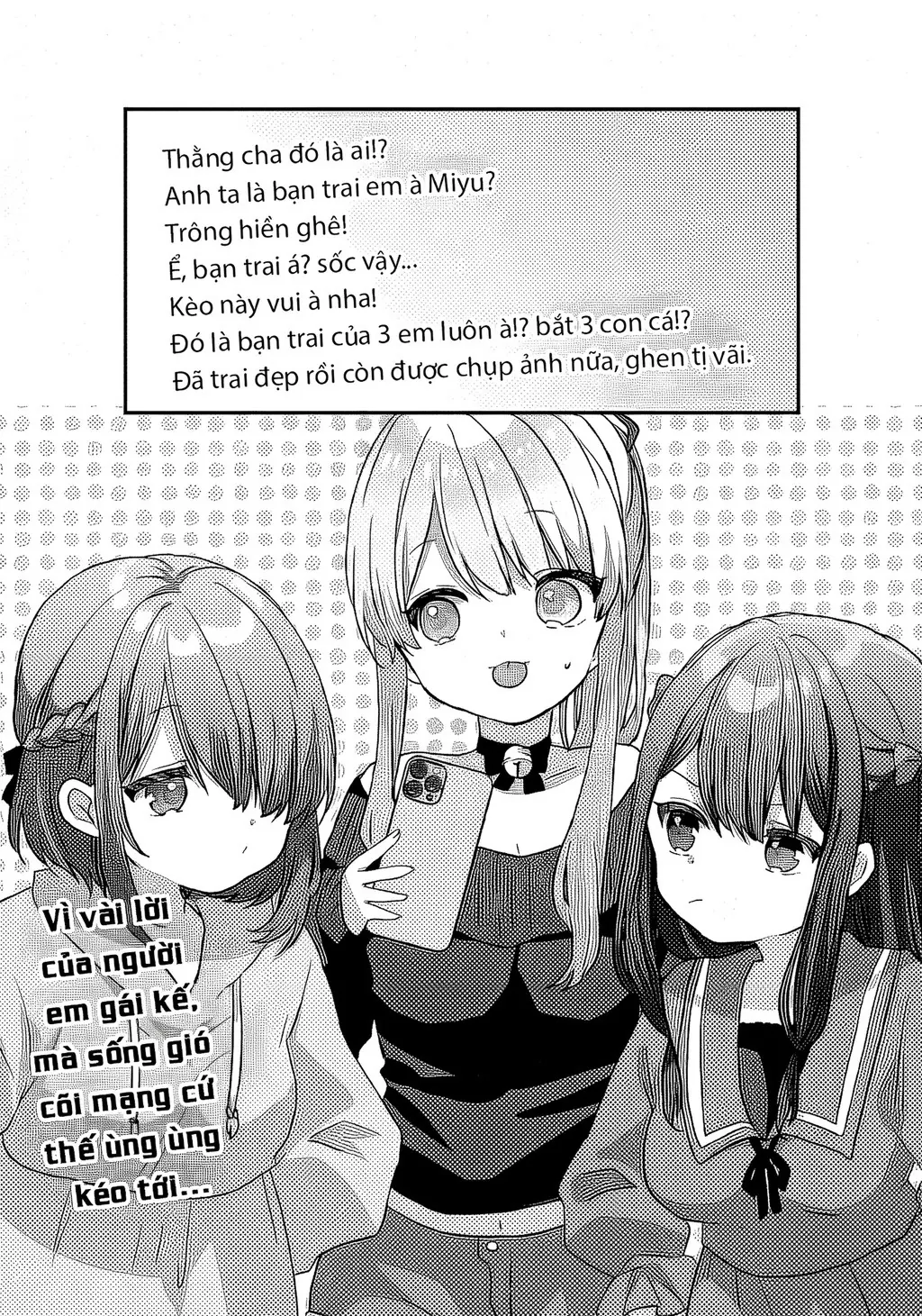 Ba Mỹ Nữ Mà Ai Cũng Đồn Trong Trường, Hóa Ra Là Những Cô Em Gái Thất Lạc Của Mình Sao. Chapter 2 - 27